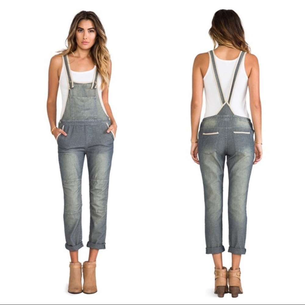 Free People Thomas Overall In Fennel.
